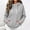 Gray, variant on thefmos Women's Casual Zip Up Hoodie Sweatshirt Solid Color Long Sleeve Drawstring Hooded Jacket Fall Winter Outfit, Black S