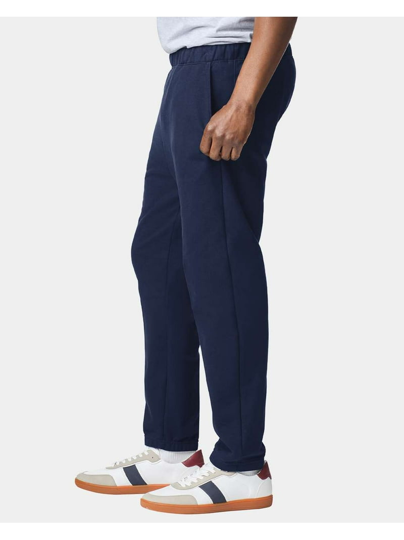 Gildan SF100 Softstyle Midweight Pocket Sweatpants-Navy-S