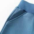 thumbnail image 3 of Boys Baseball Pants Grey Trousers Loose Baby Pants Girls Boys Winter Toddler Solid Sport Pants Boys Pants Light Blue, 2T, 3 of 8