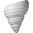 thumbnail image 1 of 10.12 In. W X 5.5 In. D X 12.5 In. H Architectural Spiral Shell Wall Sconce, 1 of 1