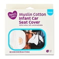 thumbnail image 5 of Parent's Choice Muslin Car Seat Cover, 100% Cotton, Adjustable, Breathable, 5 of 6