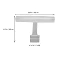 thumbnail image 2 of SHOWERORO 2Pcs Hanging Acrylic Bird Feeder Perch White Stylish Durable Feeder Support, 2 of 8