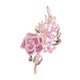 thumbnail image 1 of Zhuge Broches para mujer con diseño de flores, camelia, rosa y hojas, accesorios para ropa (rosa), 1 of 5