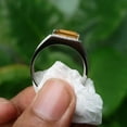 thumbnail image 2 of Natural Citrine Gemstone Ring - 925 Solid Sterling Silver - Handmade Silver Ring Engagement Ring Anniversary Gift For Her, 2 of 3