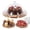 Round, variant on Pinbtre Wooden Cake Stand with Lid 10.6" Round Cookie Display Tray Multi-Functional Serving Platter or Loaf Cakes, Bread Fruit Cheese Veggie Storage