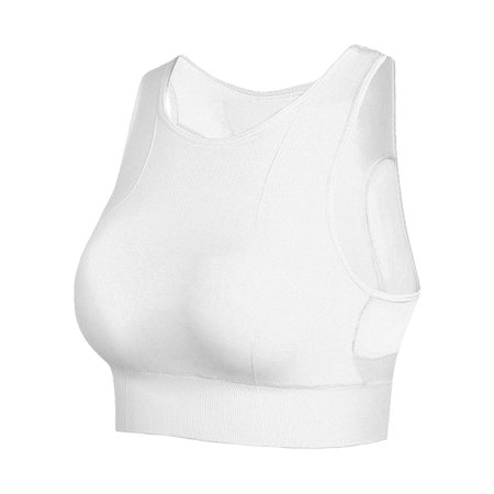 

Women Training Mesh Cut Underwear Yoga Fitness Longline Middle Impact Sports Bra