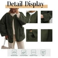 thumbnail image 5 of Cuteduck Women's Sherpa Jacket Warm Winter Casual Plush Lamb Coat S-2XL, 5 of 7