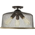 thumbnail image 2 of P350091-009-Progress Lighting-Tilley - Close-to-Ceiling Light - 3 Light in Coastal style - 16 Inches wide by 10.25 Inches high-Brushed Nickel Finish, 2 of 2