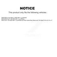 thumbnail image 2 of CMX Front Rear Disc Brake Rotors Kit for Car Ford F-150 Lincoln Mark LT 4WD K8-101112, 2 of 8
