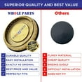thumbnail image 7 of Whole Parts Black Left Front Burner Cap (D) Part# PA080088 - Replacement and Compatible With Some Viking Ranges, 7 of 7