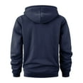 thumbnail image 2 of Yievot Quarter Zip Up Hoodie Men Fleece Lined Hooded Sweatshirt Winter Thick Warm 1/4 Zip Pullover Tops with Pockets, 2 of 6