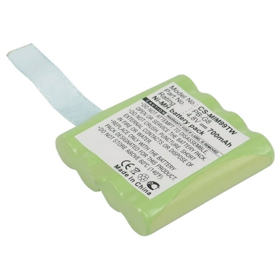 Replacement Battery for Midland 456R,G6,G8,G8 BT,M24,M24 Plus,M24 S,M48,M48 Plus,M48 S,M99,M99 Plus,M99 S,PMR446,SM400,PB-G8,4.8V/700mAh