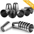 thumbnail image 6 of 47 Pcs Russian Piping Tips Set for Cake Decorating , 12 Flower Icing Nozzles, 2 Leaf Tips, 2 Couplers & 30 Disposable Pastry Bags , Baking Supplies Kit for Buttercream, Cupcakes, Cookies, Fondant, 6 of 7