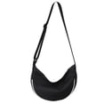 thumbnail image 1 of Bolso Bandolera Bolso bandolera correa ajustable monederos femeninos para vacaciones de fin de semana (negro) Likrtyny Para Estrenar, 1 of 9