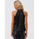 thumbnail image 3 of Camiseta sin Mangas Brillante con Lentejuelas Allegra K Negro M, 3 of 6