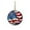 A, variant on Diceymbol Independence Day Hanging Plaque Round Patriotic Wall Decor for 4th of July, Memorial Day & Veterans Day Celebrations