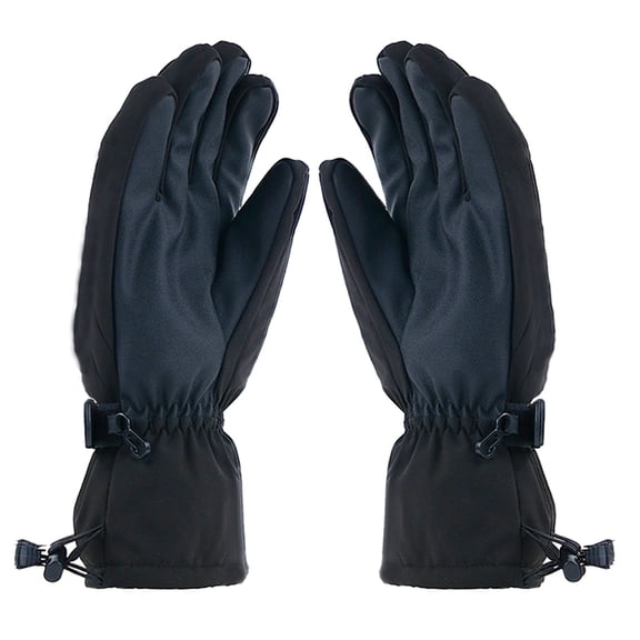 NFTIGB Premium Electric Heated Gloves for Men and Women, Water-Resistant Winter Warm Touchscreen Mittens for Skiing, Motorcycling, Biking, Running, Fishing, Excellent Cold Weather Gear, Size L