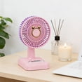 thumbnail image 3 of Personal Cooling Fan USB Rechargeable Desktop Mini Fan Portable Small Cooling Fan for Dorm Students Office Misting Function, 3 of 7