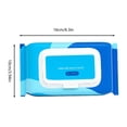 thumbnail image 3 of Lingettes Humides Jetables au Toucher Frais Lingettes Humides pour Adultes 1 Paquet à Couvercle Rabattable 80 Lingettes (10 ml) 5 Pcs, 3 of 7