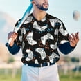 thumbnail image 5 of Rateoe Cool Gamepad Pattern Men’s Baseball Short Sleeve Polo Shirt, Midweight Men's Shirt Golf Shirt Polo Shirts Quick Dry Short-4X-Large, 5 of 7