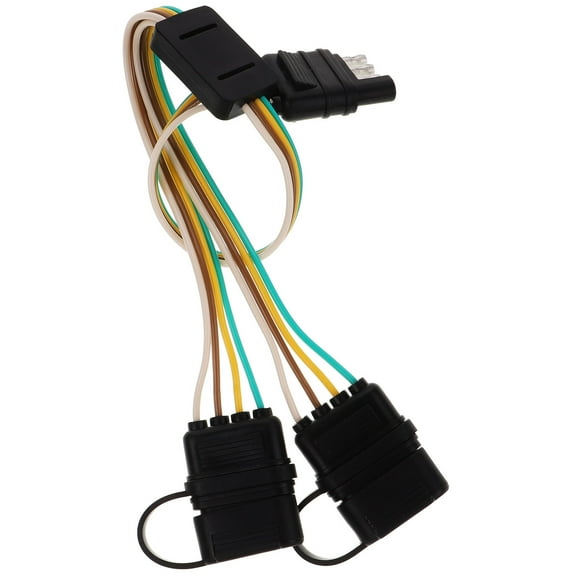 OULII 1Pack Trailer Wiring Harness Kit Durable Performance For Trailer Lights 17.3X2.0X0.7In