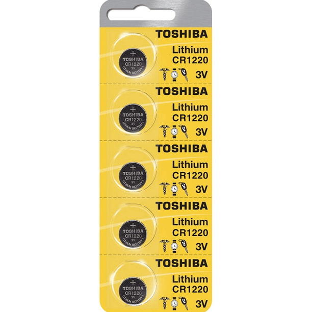 Toshiba CR1220 3V Lithium Coin Cell Battery Pack of 10 - Walmart.com