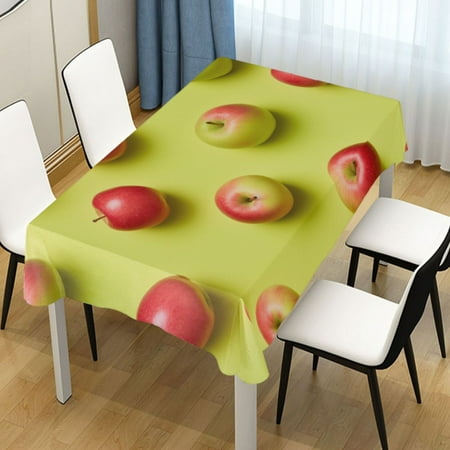 

Ryvnso Fruit Apples Rectangle Table Cloth Tablecover Dinning Tablecloth 60 x120