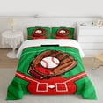 thumbnail image 2 of Homewish Kids Teens Baseball Bedding Comforter Set 2pcs,Sport Gamer Twin Comforter Sets Microfiber,Abstract Geometric Stripes Breathable Bedding Set,Breathable Home Decor,Reversible, 2 of 8