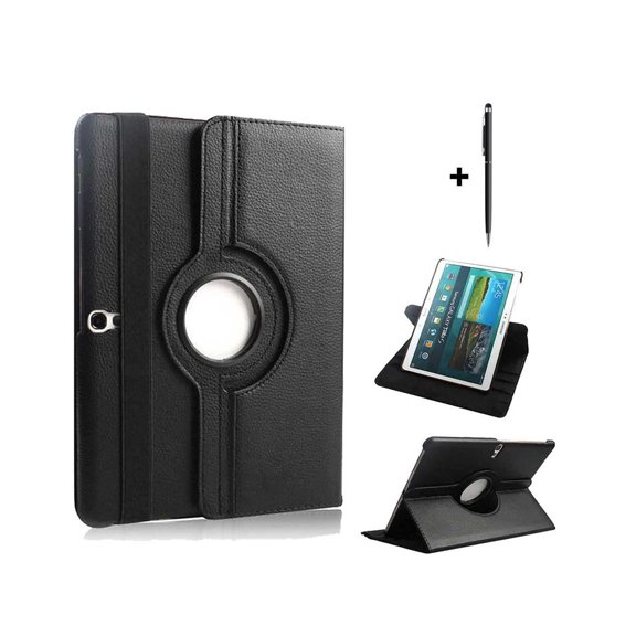 Case for Samsung Galaxy Tab S 10.5 inch 2014 Model SM-T800 SM-T805 - 360 Degree Rotating Stand Case Smart Protective Cover with Universal Stylus Pen