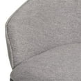 thumbnail image 7 of Modrest Rumi Upholstered Modern Fabric Counter Stool in Gray/Black, 7 of 7