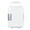 White-394, variant on Hot Item, 4L Portable Car Refrigerator, Cooler Box for Car and Home Use, Compact Travel Fridge for Food and Drinks | ABS, Pink, Akmoler