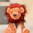 thumbnail image 4 of GUND Cozys Collection Lion Plush Stuffed Animal for Ages 1 and Up, Orange/Red, 10", 4 of 7