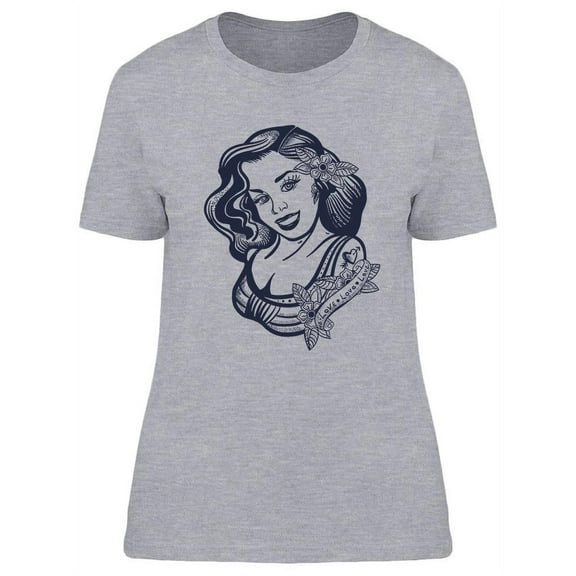 Captain And Sailor Girl T-Shirt Women -Image by Shutterstock, Female x-Large
