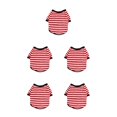 thumbnail image 1 of Billuyoard Chaleco para cachorros, cuello flexible, camisetas para perros a rayas exquisitas, ropa para perros, sudadera multicolor para mascotas, Type2 NO2, 1 of 6
