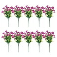 thumbnail image 3 of Vibrant 10-Bundle Artificial Flowers: Lifelike Morning Glory & Eucalyptus Decor, 3 of 8
