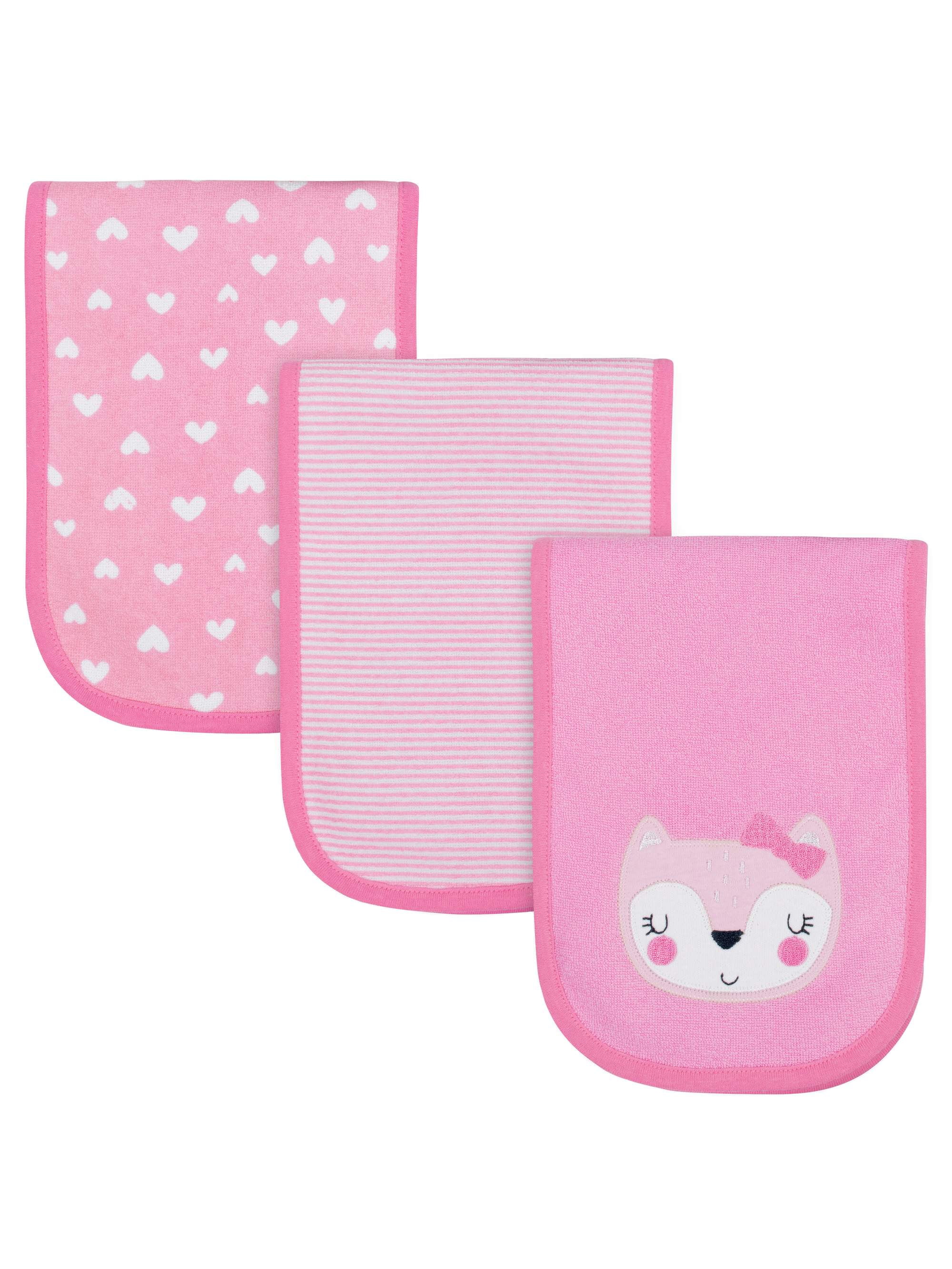 gerber burp cloths girl