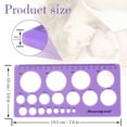 Silicone Nipple Measuring Ruler Measuring Card Ruler Flange Nipple Size