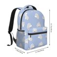 thumbnail image 2 of Easygdp Cute Poodle Dog Mochila Ergonómica Versátil para Laptop - Múltiples Bolsillos, Correas Ajustables, Unisex para Escuela, Viajes y Actividades al Aire Libre-One Size, 2 of 5