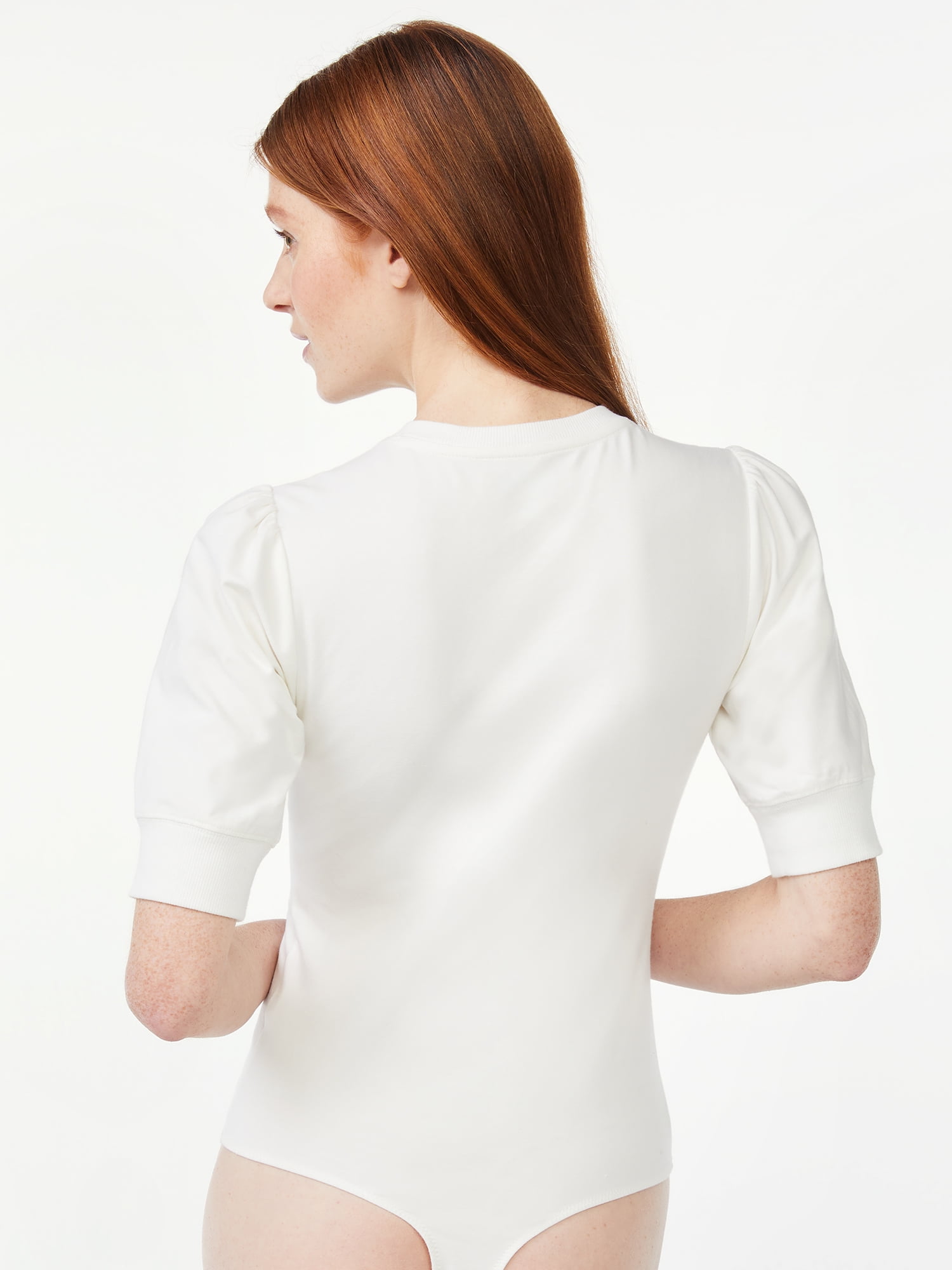 Free Assembly Women's Henley Bodysuit with Short Sleeves - Walmart.com