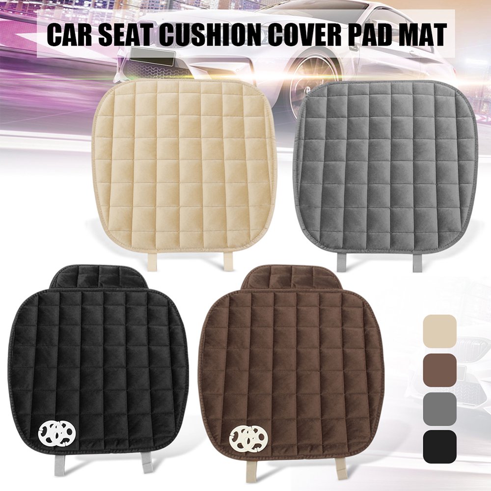 SPRING PARK Square Universal Auto Car Front Seat Cover Mat Soft