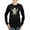 Black, variant on CafePress - Ghost With A Funny Face Women's Long Sleeve T Shirt - Women's Long Sleeve Graphic Tee Casual Fit