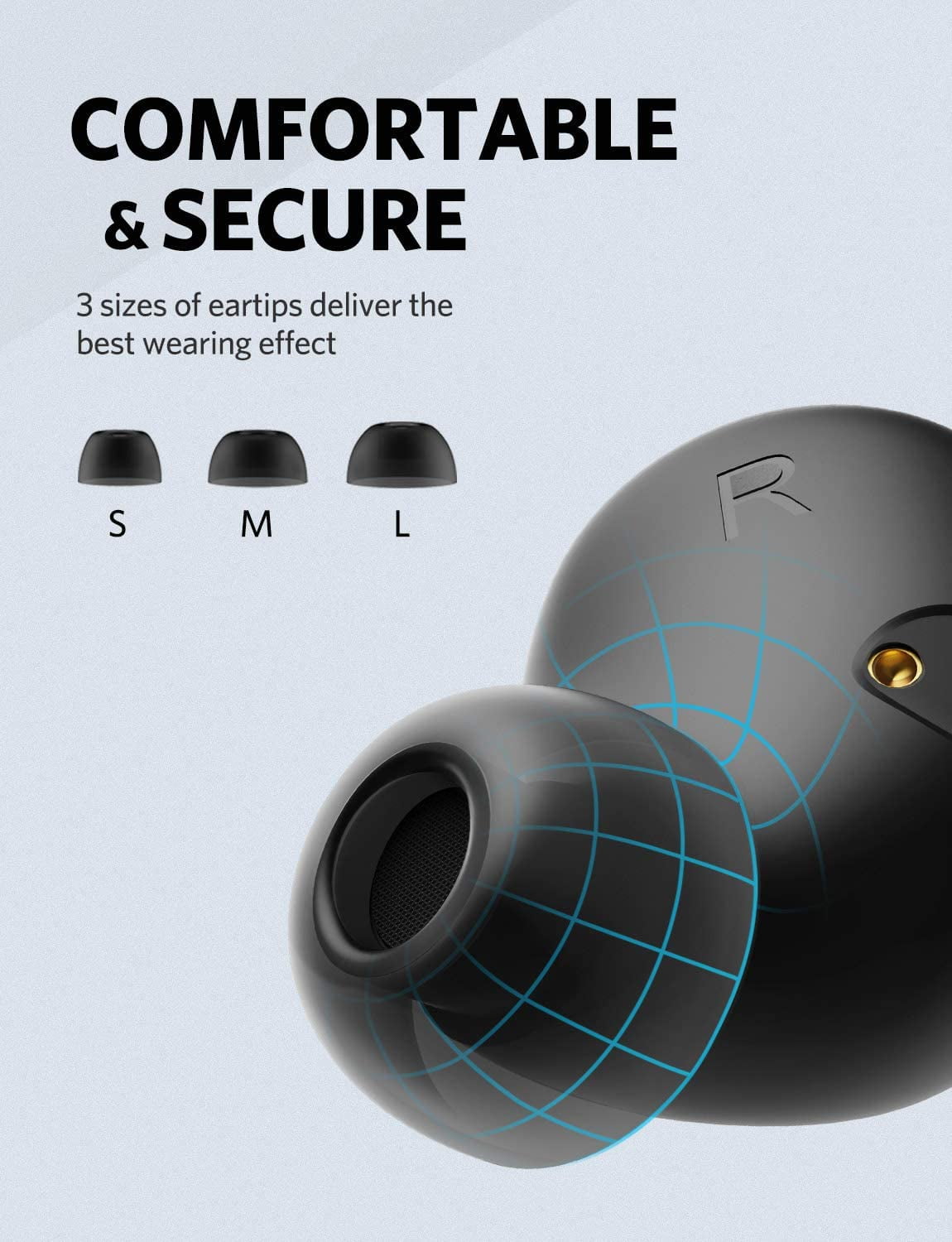 earfun free bluetooth 5.0 earbuds with wireless charging case