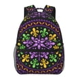 thumbnail image 1 of Balery Mardi Gras5 Mochila Escolar Impresa, Mochila Ligera para Viajes Casual, Mochila Duradera y Cómoda Multifuncional, Mochila para Laptop-One Size, 1 of 5