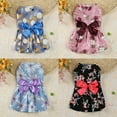 thumbnail image 4 of Saient Summer Dog Small Floral Princess Dress Dog Dress For Dogs Skirt Summer Princess Dog Wedding Dresses York Clothes For Dogs Pet Dress, 4 of 6