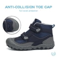 thumbnail image 3 of Zapatos de senderismo Mishansha para niños y niños, antideslizantes, azules, talla 13, 3 of 5