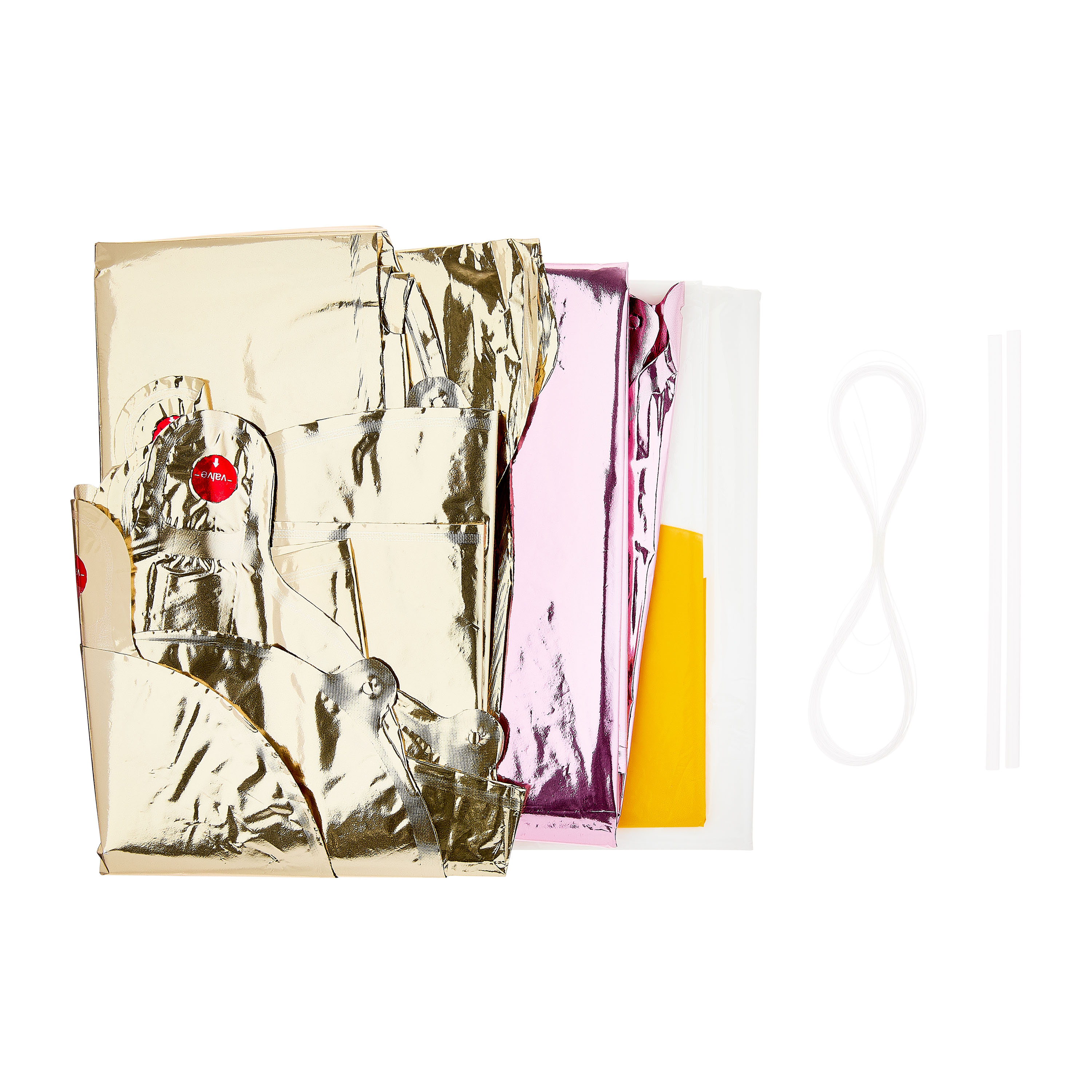Way To Celebrate Pink & Gold Happy Birthday Foil Balloon Banner photo 4