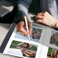 thumbnail image 7 of Bevtee Photo Album Self Adhesive 4x6 8x10 DIY Picture Scrapbook, 40 Pages Linen Cover with Display Window, with Pen, for Moms, Families, Babies, and Weddings, Khaki, 7 of 7