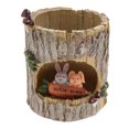 thumbnail image 4 of Zorion Tree Stump Pot Decorative Figurine Cute Multipurpose Plant Pot Tabletop Ornament Rabbit, 4 of 9