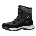 thumbnail image 4 of Botas de nieve impermeables antideslizantes para mujer, zapatos de algodón grueso de terciopelo, botas de esquí al aire libre para deportes de tubo medio para mujer Wmkox8yii  ghj2170, 4 of 9