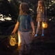 thumbnail image 2 of Style 2 Luz colgante solar Jardín al aire libre Linternas decorativas de paisaje Piña impermeable 24/30/60 LED Lámparas de cadena para árbol para camino Balcón Césped Patio, 2 of 5